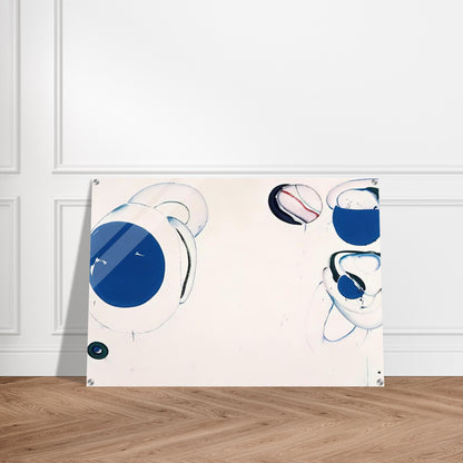 Blue Balls VIII - Sam Francis Acrylic Print - 70x100 cm / 28x40″ inches