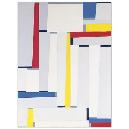 Fritz Glarner - Relational Painting #55 - 1951  75x100 cm / 30x40inches Fine Art Poster