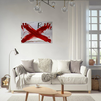 FOLL 1973 - Antoni Tapies Brushed Aluminum Print - 70x100 cm / 28x40 inches | Antoni Tapies Aluminum Print | Antoni Tapies Prints