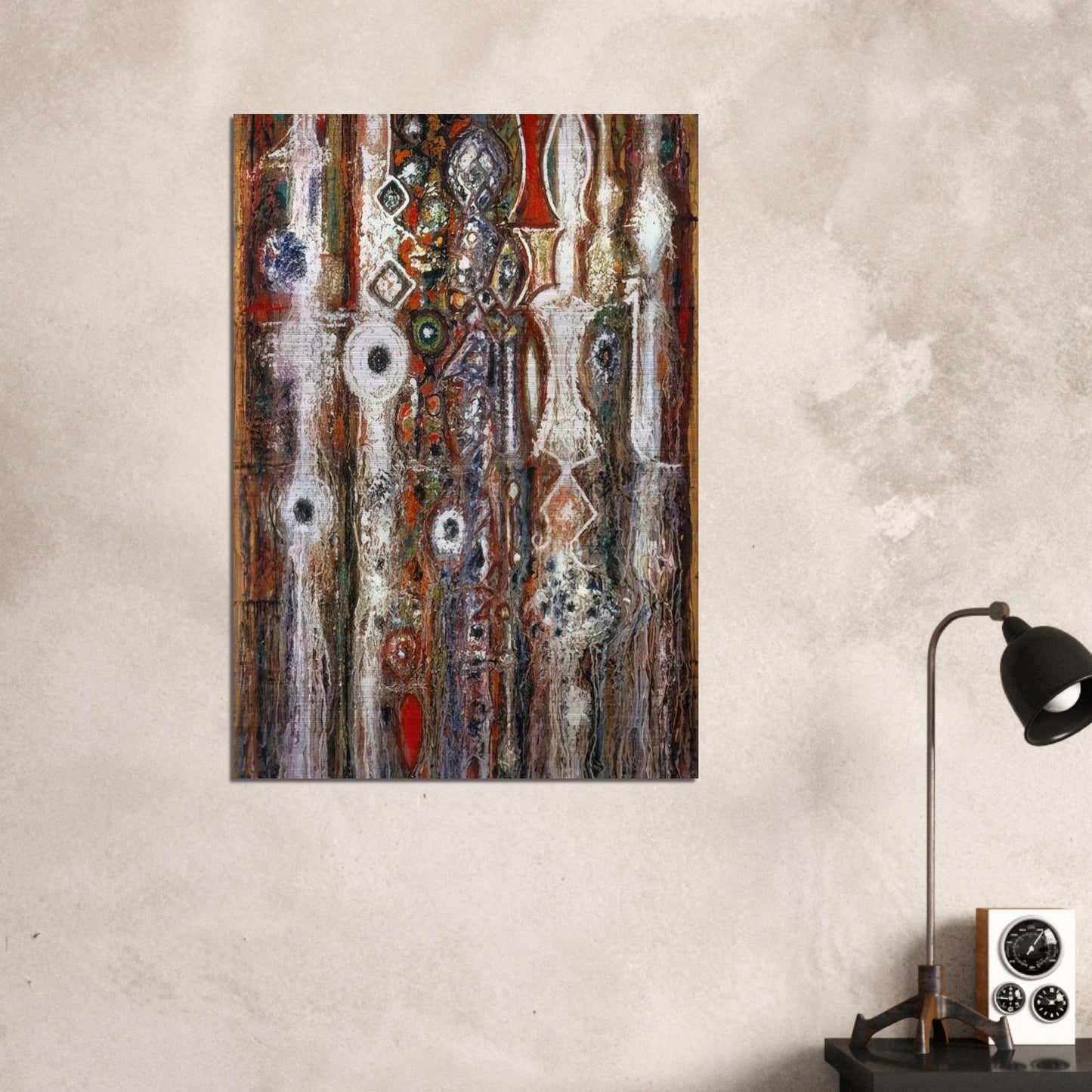 Illumination Gothic - Richard Pousette-Dart Brushed Aluminum Print - 70x100 cm / 28x40 inches | Richard Pousette-Dart Aluminum Print | Richard Pousette-Dart Prints