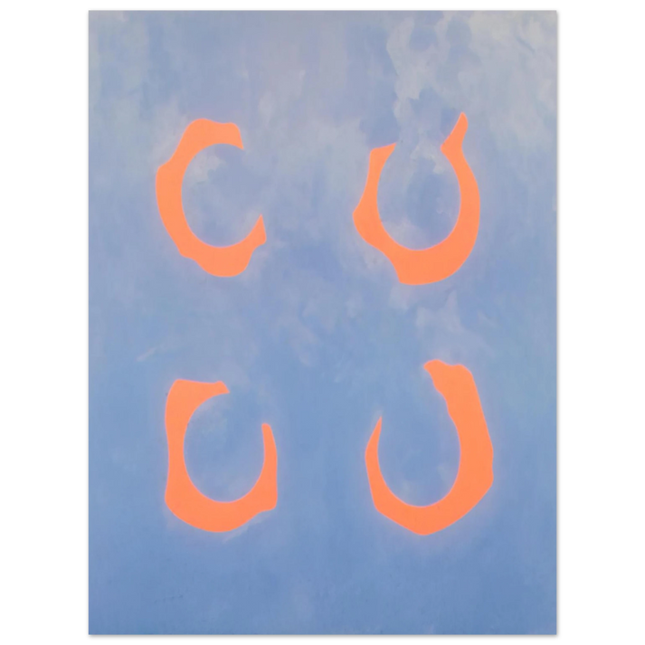 Jeremy Moon - Red Chord - 1962  75x100 cm / 30x40inches Fine Art Poster