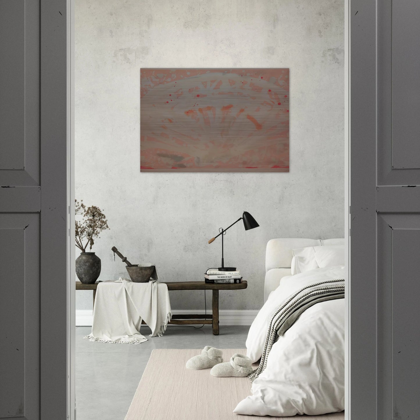 FREGOLI 1969 - Antoni Tapies Brushed Aluminum Print - 70x100 cm / 28x40 inches | Antoni Tapies Aluminum Print | Antoni Tapies Prints