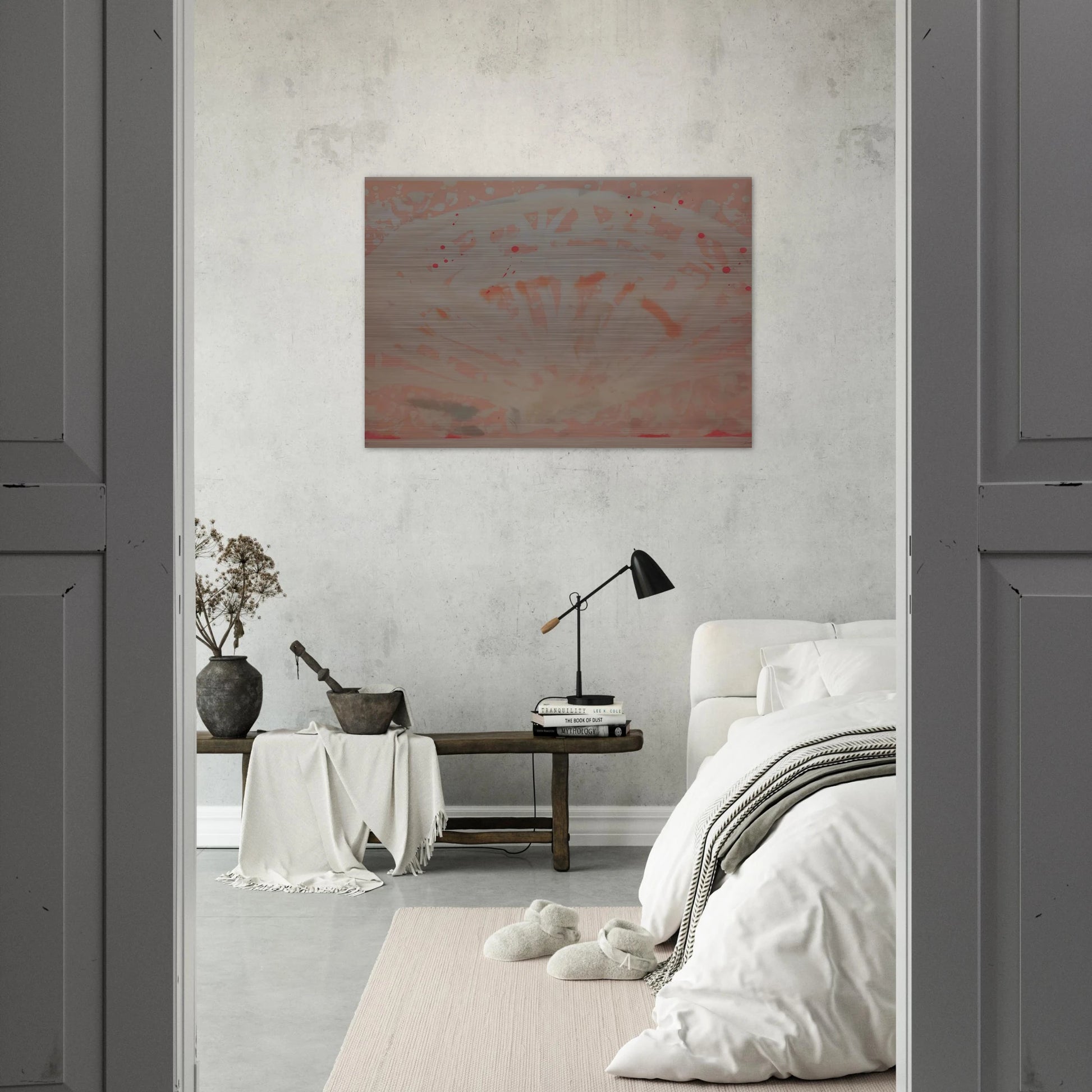 FREGOLI 1969 - Antoni Tapies Brushed Aluminum Print - 70x100 cm / 28x40 inches | Antoni Tapies Aluminum Print | Antoni Tapies Prints