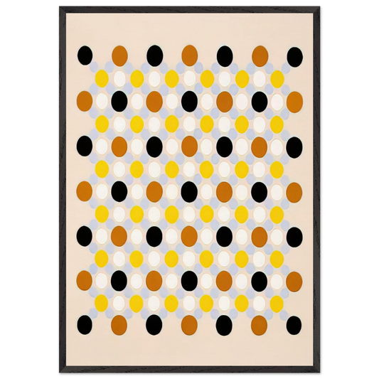 Rivet Lilt - 1962 - Thomas Downing 70x100 cm / 28x40 inches Framed Art Print – Black Wooden Frame