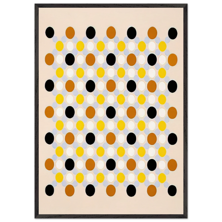 Rivet Lilt - 1962 - Thomas Downing 70x100 cm / 28x40 inches Framed Art Print – Black Wooden Frame