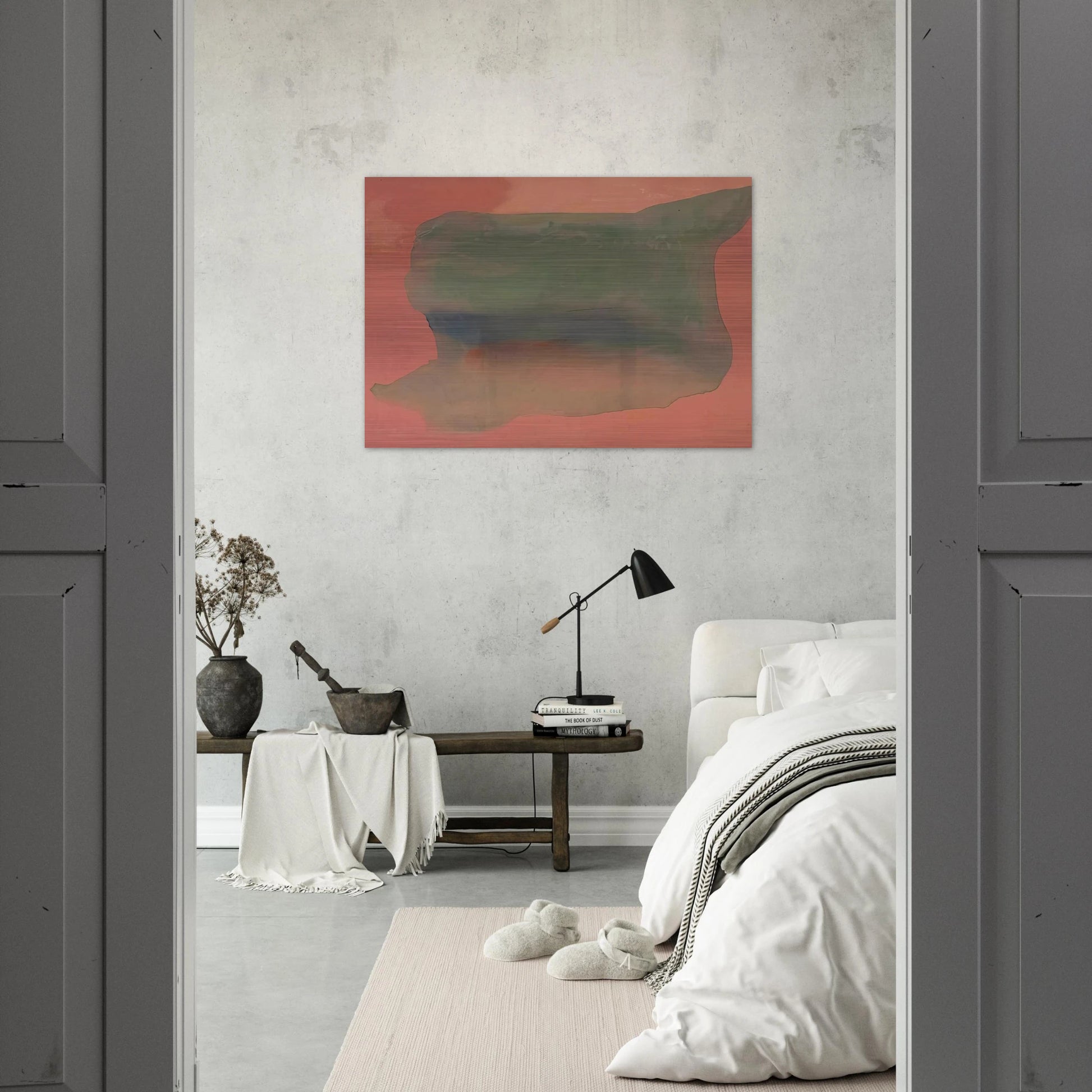 Yearning - 1973 - Helen Frankenthaler Brushed Aluminum Print - 70x100 cm / 28x40 inches | Helen Frankenthaler Aluminum Print | Helen Frankenthaler Prints