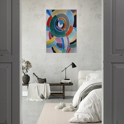 ORFIZME - Sonia Delaunay Brushed Aluminum Print - 70x100 cm / 28x40 inches | Sonia Delaunay Aluminum Print | Sonia Delaunay Prints
