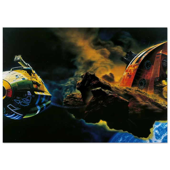 Chris Foss - Chris Foss Brushed Aluminum Print - 70x100 cm / 28x40 inches | Chris Foss Aluminum Print | Chris Foss Prints