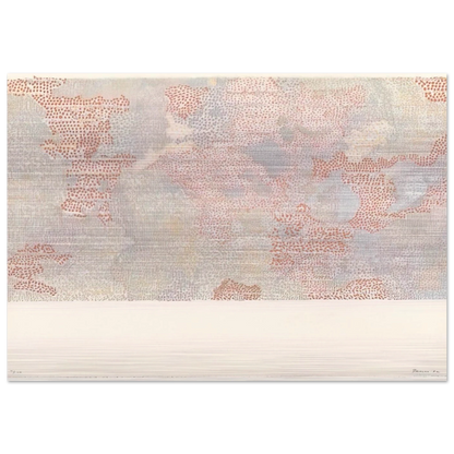 Maskelyne DA Region of the Moon from the series Lunar Maps - 1972 - Nancy Graves Brushed Aluminum Print - 70x100 cm / 28x40 inches | Nancy Graves Aluminum Print | Nancy Graves Prints