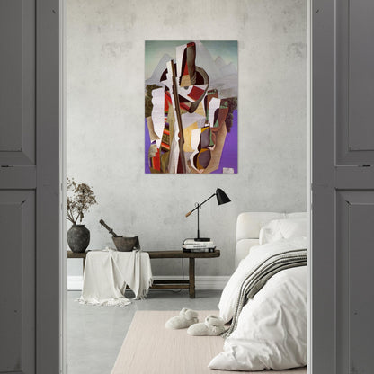 ZAPATISTA LANDSCAPE THE GUERRILLA 1915 - Diego Rivera Brushed Aluminum Print - 70x100 cm / 28x40 inches | Diego Rivera Aluminum Print | Diego Rivera Prints