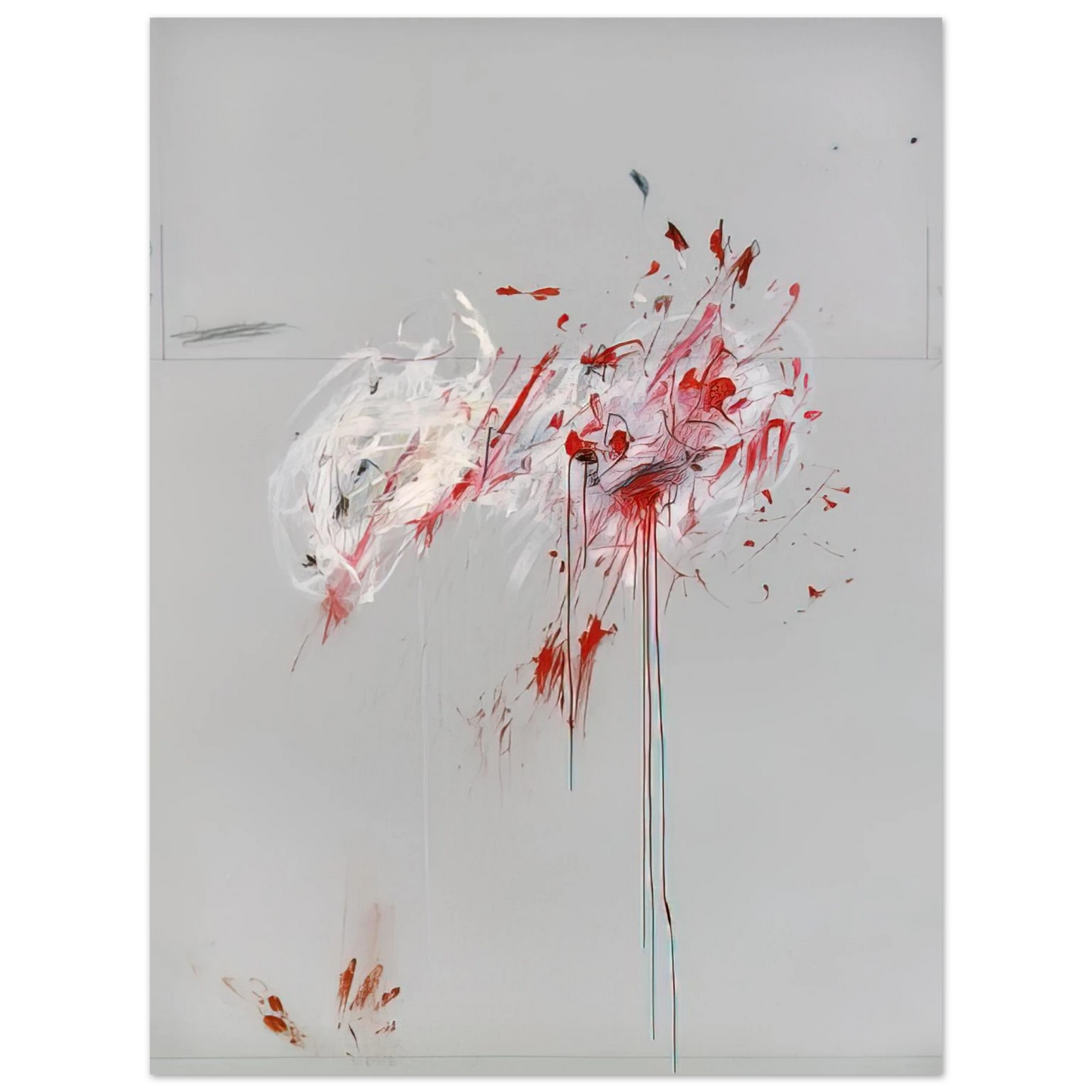Cy Twombly - Nine Discourses on Commodus, Part III  75x100 cm / 30x40inches Fine Art Poster
