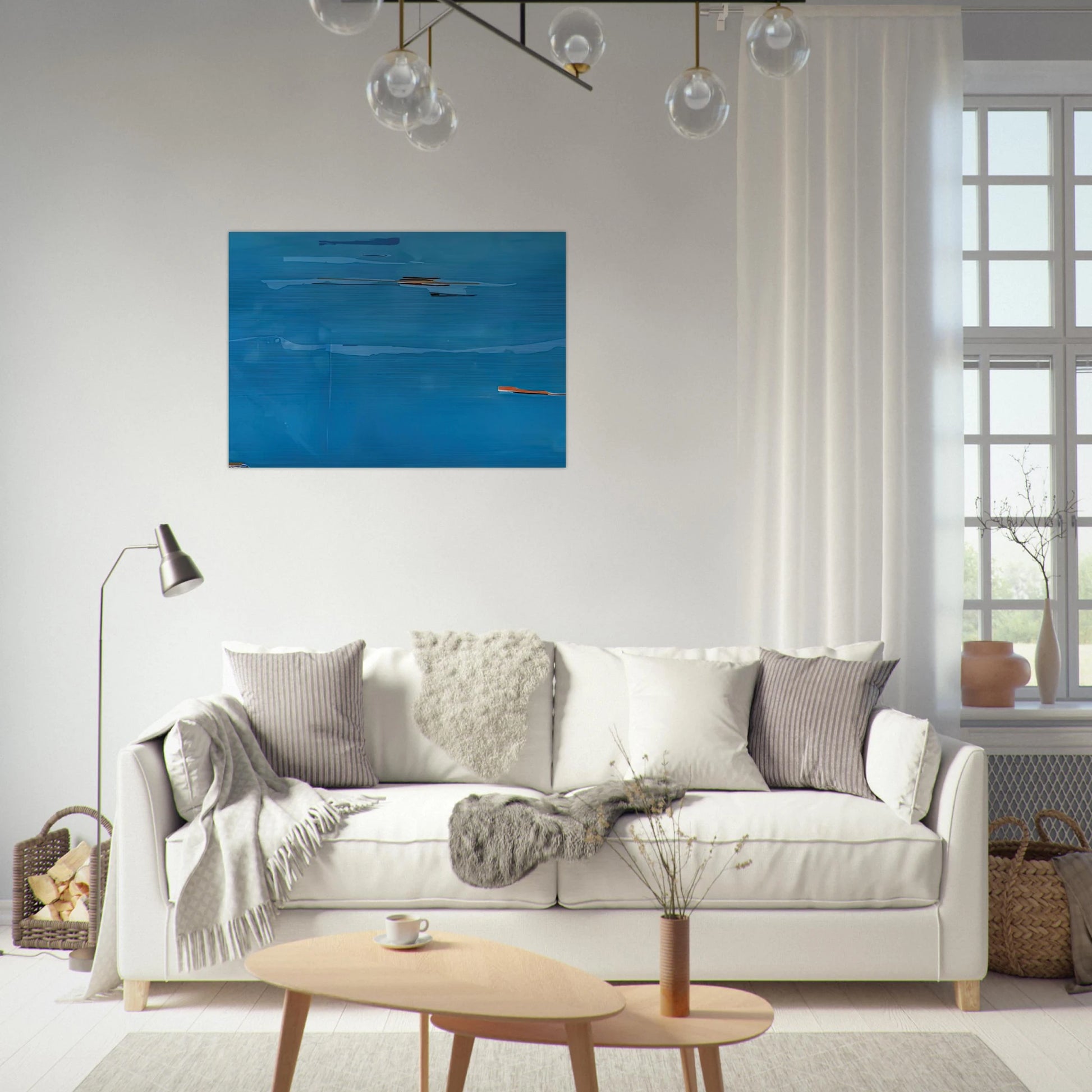 Ocean Drive West #1, 1974- - Helen Frankenthaler Brushed Aluminum Print - 70x100 cm / 28x40 inches | Helen Frankenthaler Aluminum Print | Helen Frankenthaler Prints