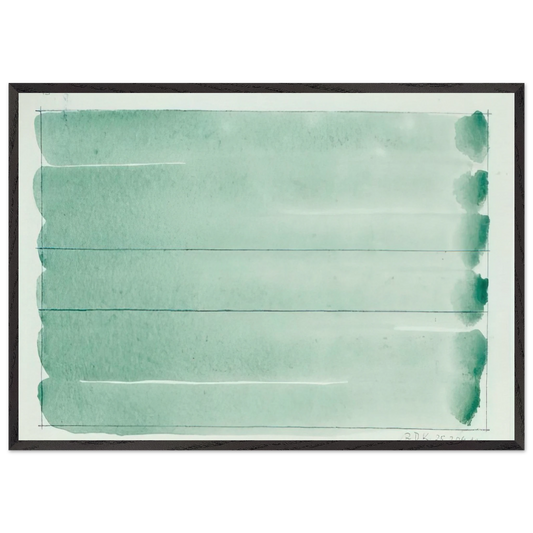 Untitled - 2004 N2 - Ralston Crawford 70x100 cm / 28x40 inches Framed Art Print – Black Wooden Frame
