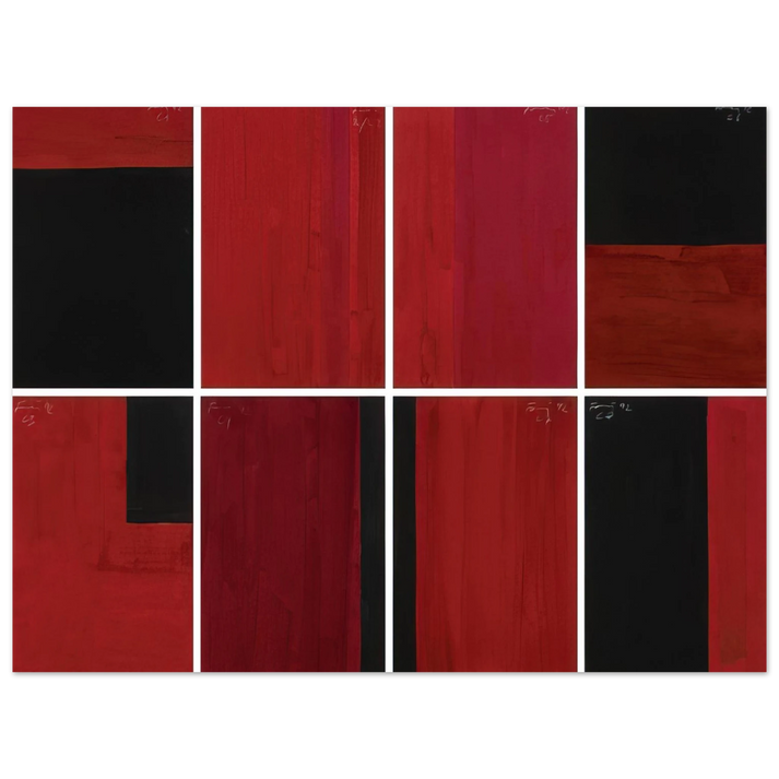 Gunther Forg - Untitled in 8 Parts - 1992  75x100 cm / 30x40inches Fine Art Poster