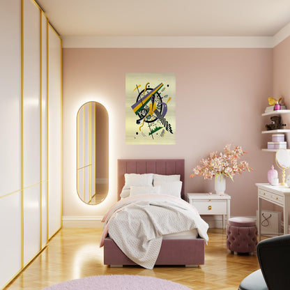 SMALL WORLDS IV 1922 - Wassily Kandinsky Brushed Aluminum Print - 70x100 cm / 28x40 inches | Wassily Kandinsky Aluminum Print | Wassily Kandinsky Prints