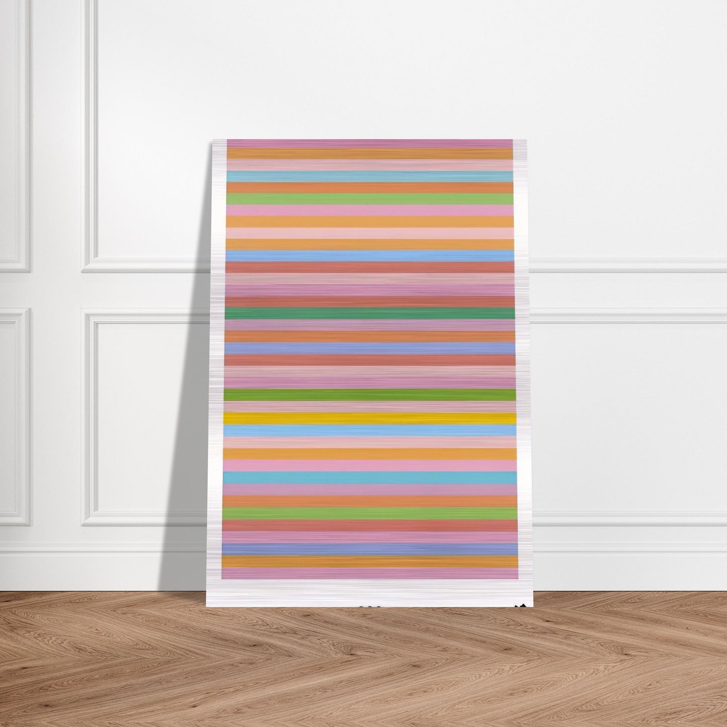 ROSE ROSE LONDON 2012 OLYMPIC GAMES POSTER 2012 - Bridget Riley Brushed Aluminum Print - 70x100 cm / 28x40 inches | Bridget Riley Aluminum Print | Bridget Riley Prints