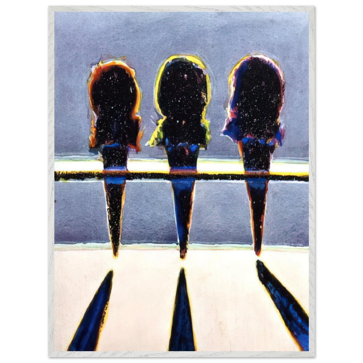 Wayne Thiebaud - Dark Cones - 1964 Wall Art - 30x40 cm / 12x16 inches - Fine Art Poster - -
