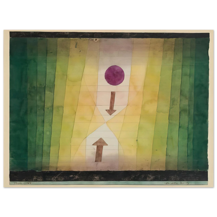 Paul Klee - BEFORE THE BLITZ 1923  75x100 cm / 30x40inches Fine Art Poster
