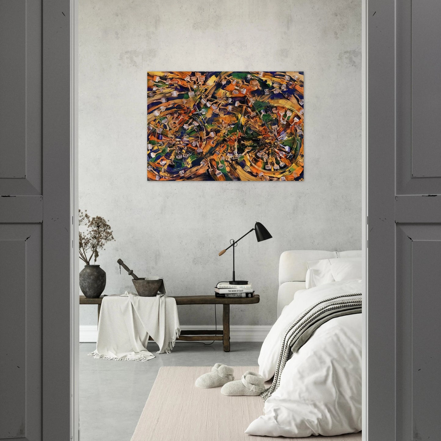 Wheels of Fortune - 1995 - Arman Brushed Aluminum Print - 70x100 cm / 28x40 inches | Arman Aluminum Print | Arman Prints