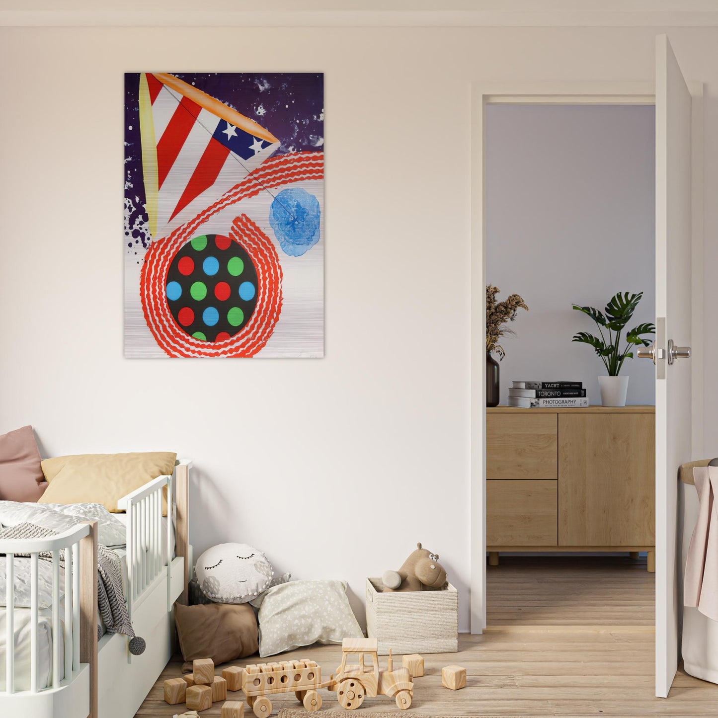 A Free for All - James Rosenquist Brushed Aluminum Print - 70x100 cm / 28x40 inches | James Rosenquist Aluminum Print | James Rosenquist Prints