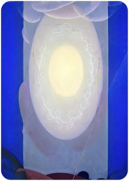 Light Center - 1961 By Agnes Lawrence Pelton Pack of 10 Post Cards | Agnes Lawrence Pelton Post Cards | A6 (10.5 x 14.8 cm) - 4.1 x 5.8 inches