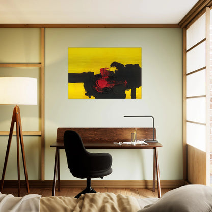 N MERO 363 1962 - Luis Feito Brushed Aluminum Print - 70x100 cm / 28x40 inches | Luis Feito Aluminum Print | Luis Feito Prints
