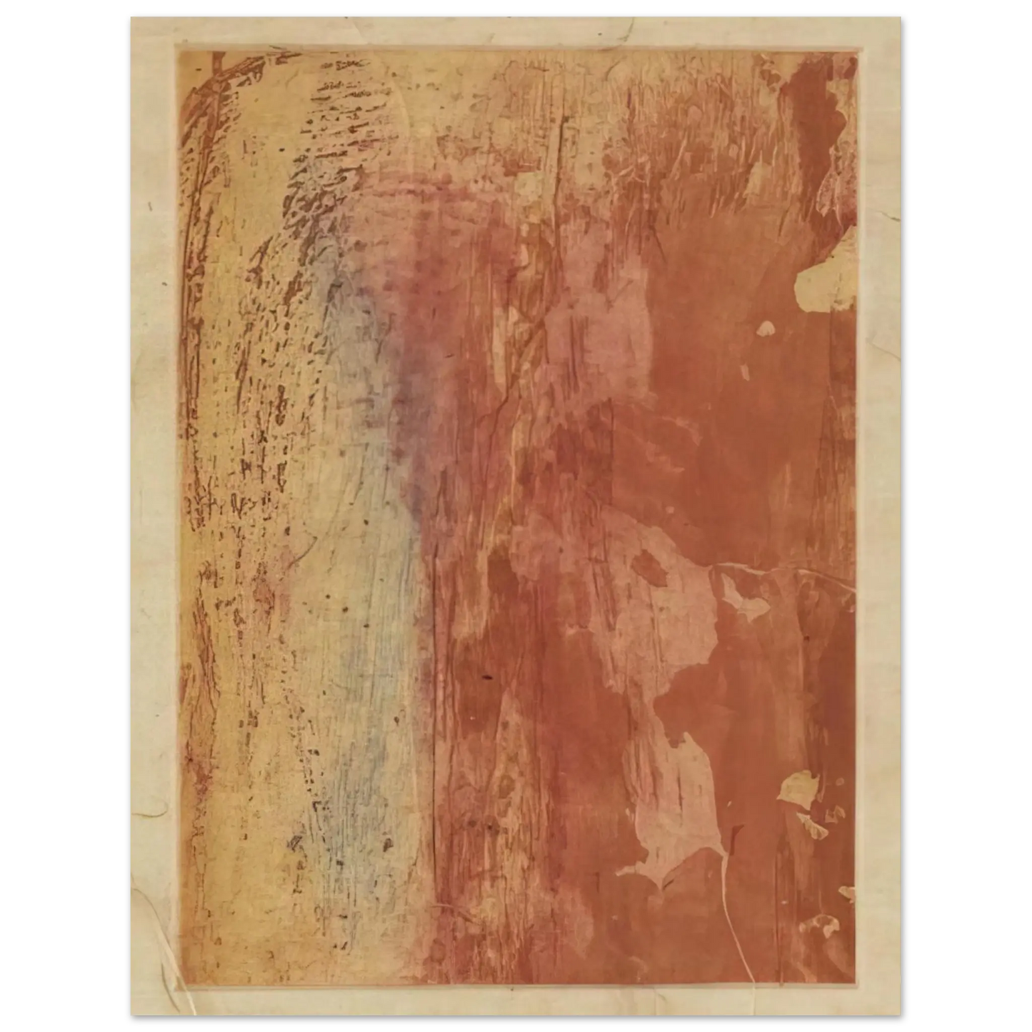 Helen Frankenthaler - Ganymede - 1978 Wall art - 50x70 cm / 20x28 Inches - Premium Wooden Framed Poster With Fine Art Paper - Black frame