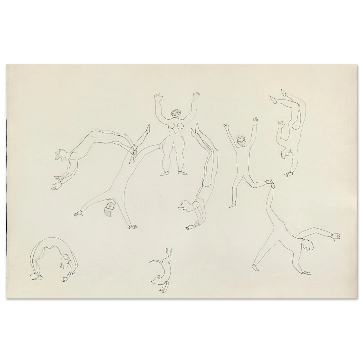 Alexander Calder - THE TUMBLERS II 1931 Fine Art Poster