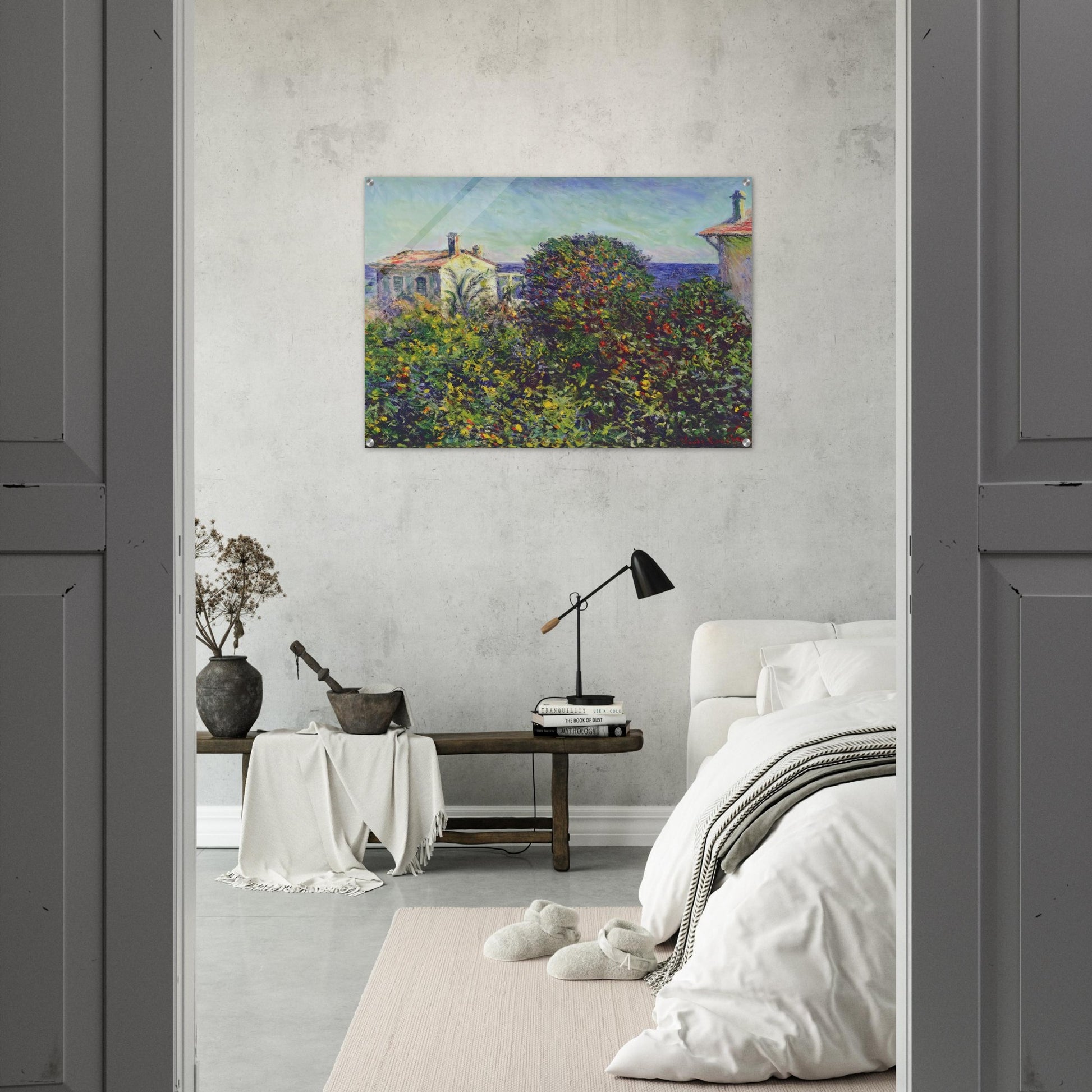 Bordighera, the House of Gardener - claude monet Acrylic Print - 70x100 cm / 28x40″ inches