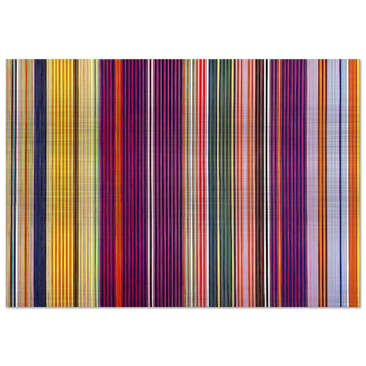 Dr. Peppercorn - 1967 - Gene Davis Brushed Aluminum Print - 70x100 cm / 28x40 inches | Gene Davis Aluminum Print | Gene Davis Prints