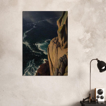 THE CRUEL SEA 1967 - Laura Knight Brushed Aluminum Print - 70x100 cm / 28x40 inches | Laura Knight Aluminum Print | Laura Knight Prints