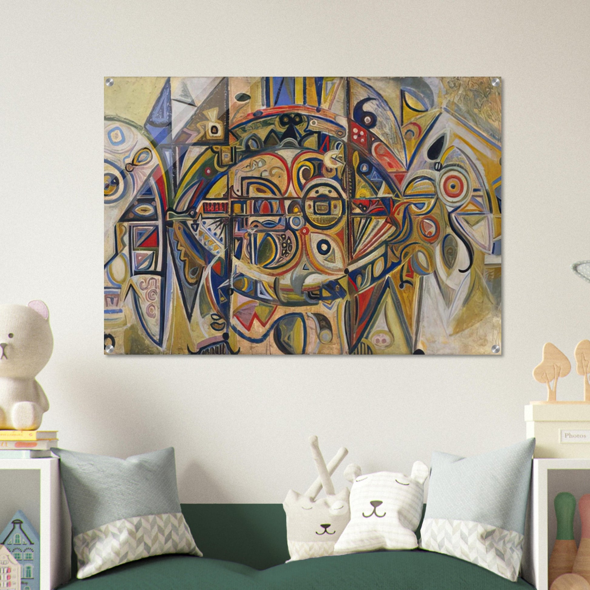 Desert - Richard Pousette-Dart Acrylic Print - 70x100 cm / 28x40″ inches | Richard Pousette-Dart Wall Art | Richard Pousette-Dart Prints