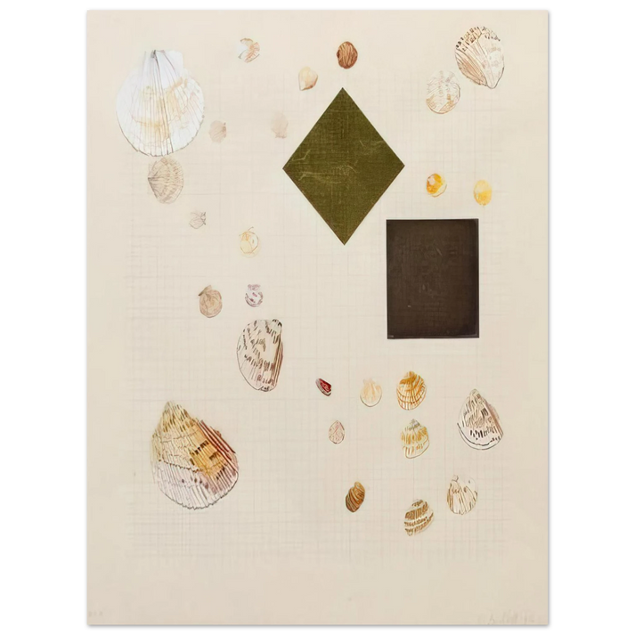 Jennifer Bartlett - Homan-Ji III - 1995  75x100 cm / 30x40inches Fine Art Poster
