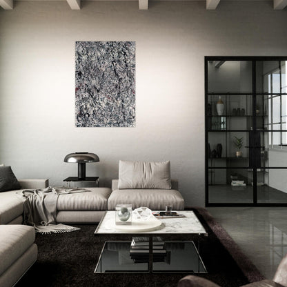 NUMBER 19 1948 - Jackson Pollock Brushed Aluminum Print - 70x100 cm / 28x40 inches | Jackson Pollock Aluminum Print | Jackson Pollock Prints
