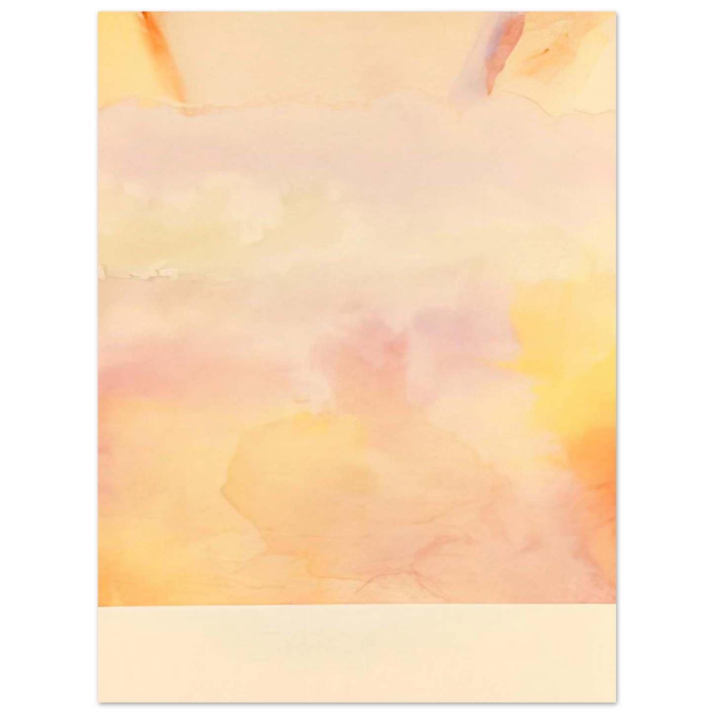 Ronnie Landfield - Pale Dunes - 1970  75x100 cm / 30x40inches Fine Art Poster