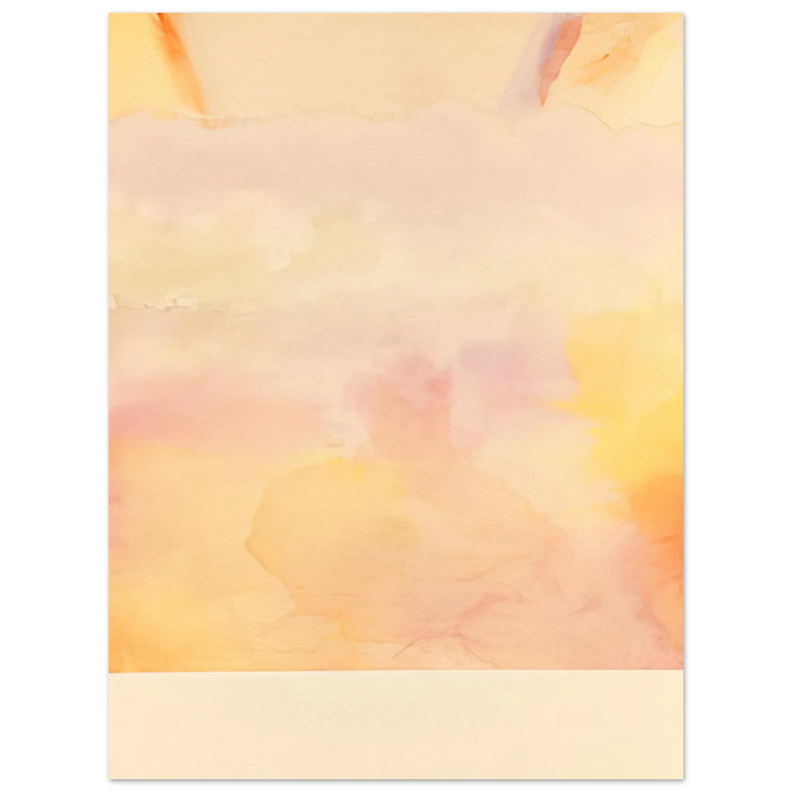 Ronnie Landfield - Pale Dunes - 1970  75x100 cm / 30x40inches Fine Art Poster