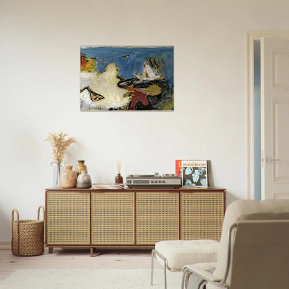 PAINTING I 1957 - Milton Resnick Brushed Aluminum Print - 70x100 cm / 28x40 inches | Milton Resnick Aluminum Print | Milton Resnick Prints