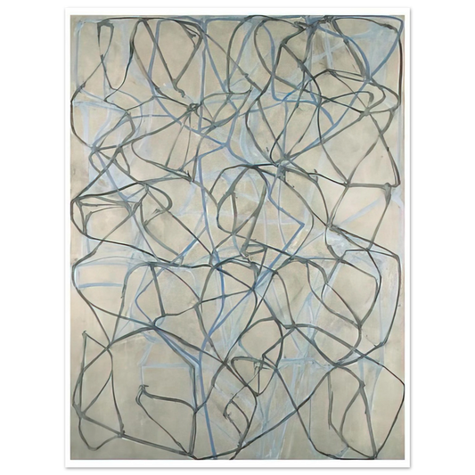 Brice Marden - The Studio - 1990  75x100 cm / 30x40inches Fine Art Poster