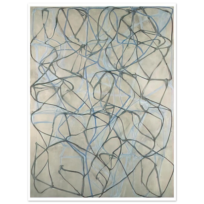 Brice Marden - The Studio - 1990  75x100 cm / 30x40inches Fine Art Poster
