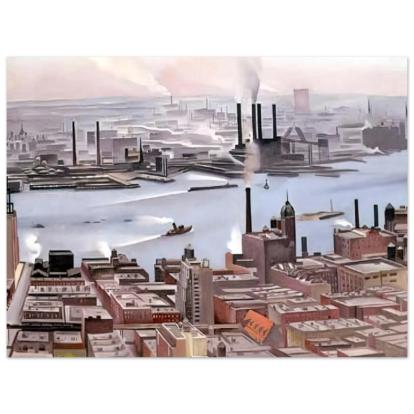 Georgia O'Keeffe - East River from the Thirtieth Story of the Shelton Hotel Fine Art Poster