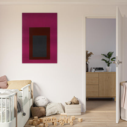 HOMAGE TO THE SQUARE GUARDED 1952 - Josef Albers Brushed Aluminum Print - 70x100 cm / 28x40 inches | Josef Albers Aluminum Print | Josef Albers Prints