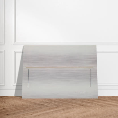 Untitled - 1974 - Fred Sandback Brushed Aluminum Print - 70x100 cm / 28x40 inches | Fred Sandback Aluminum Print | Fred Sandback Prints