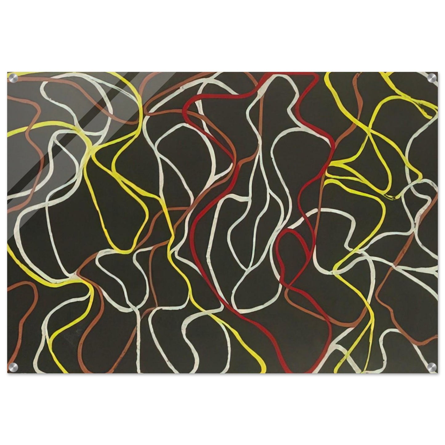 Beyond Eagles Mere 2 - 2001 - Brice Marden Acrylic Print - 70x100 cm / 28x40″ inches