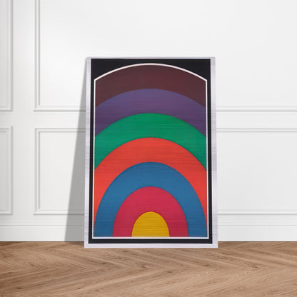 Arc Bands - Sol LeWitt Brushed Aluminum Print - 70x100 cm / 28x40 inches | Sol LeWitt Aluminum Print | Sol LeWitt Prints