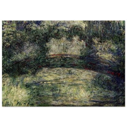 The Japanese Bridge 10 - claude monet Brushed Aluminum Print - 70x100 cm / 28x40 inches | claude monet Aluminum Print | claude monet Prints