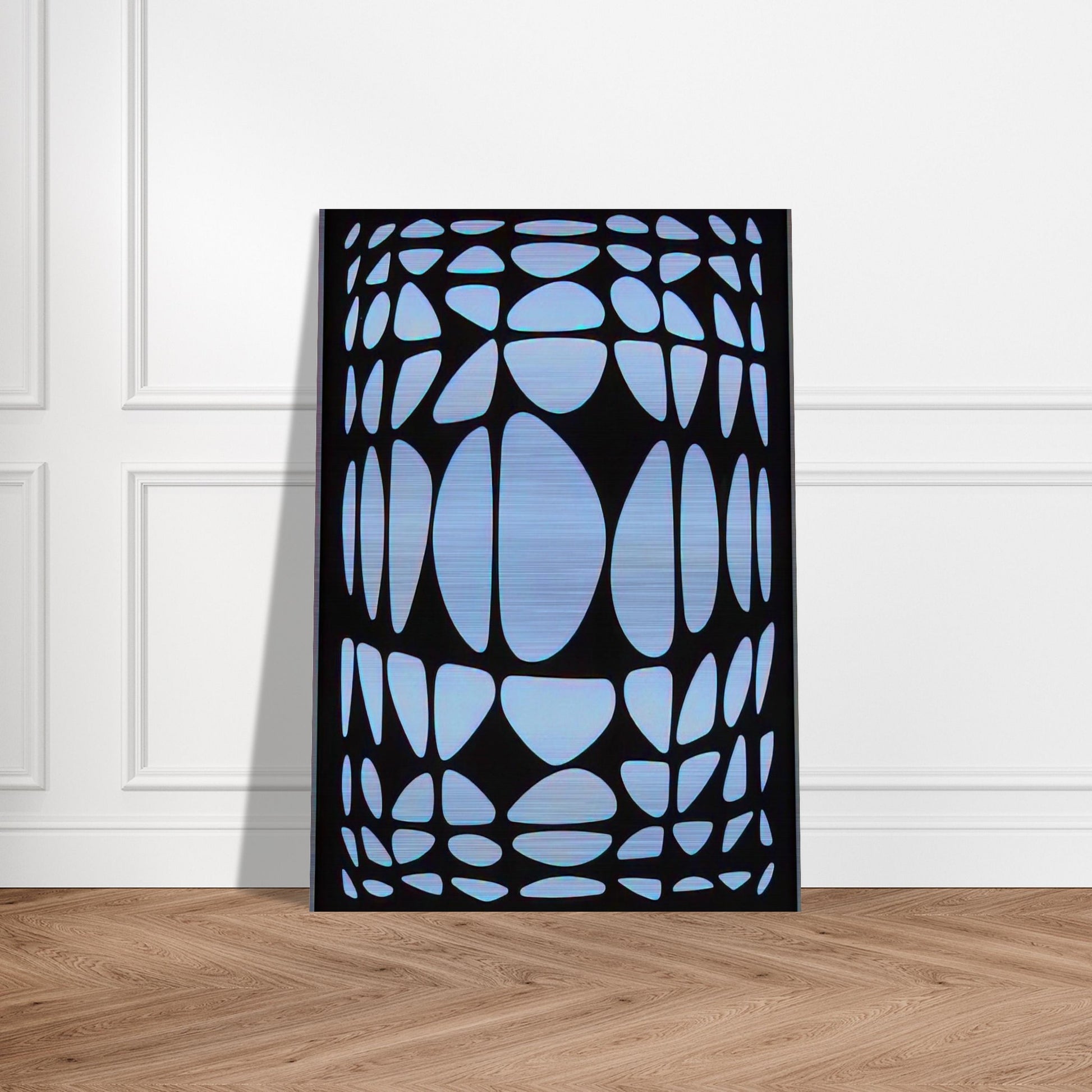 Yapoura - 1954 - Victor Vasarely Brushed Aluminum Print - 70x100 cm / 28x40 inches | Victor Vasarely Aluminum Print | Victor Vasarely Prints