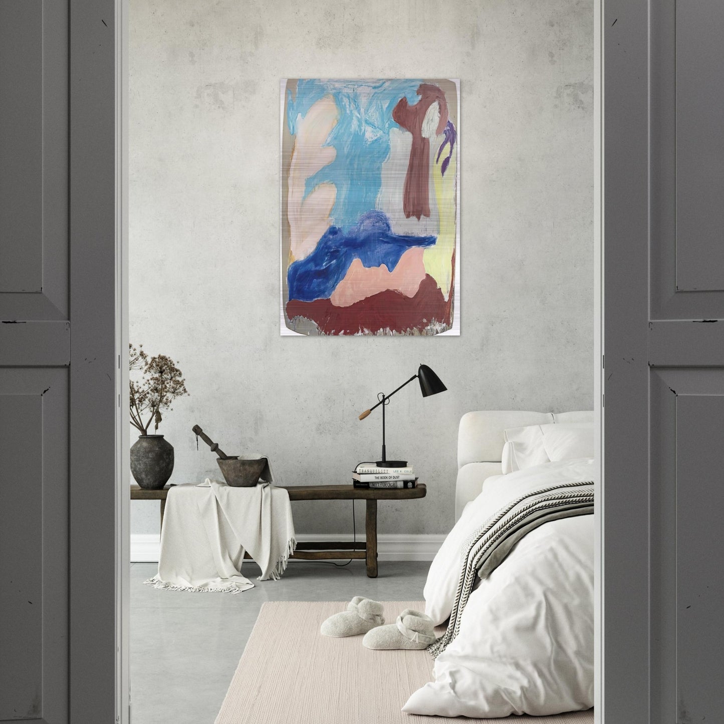 Promenade - 1985 - Ron Gorchov Brushed Aluminum Print - 70x100 cm / 28x40 inches | Ron Gorchov Aluminum Print | Ron Gorchov Prints