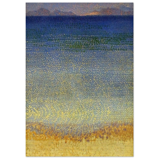 The Iles d'Or The Iles d'Hyeres, Var - Henri-Edmond Cross Brushed Aluminum Print - 70x100 cm / 28x40 inches | Henri-Edmond Cross Aluminum Print | Henri-Edmond Cross Prints