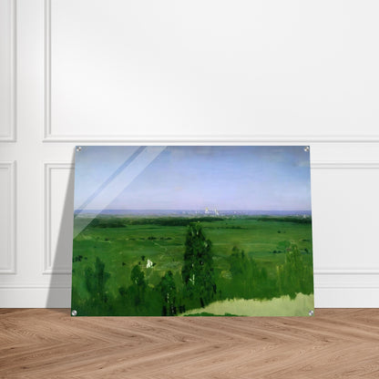 View on Moscow from Sparrow Hills - Arkhyp Kuindzhi Acrylic Print - 70x100 cm / 28x40″ inches