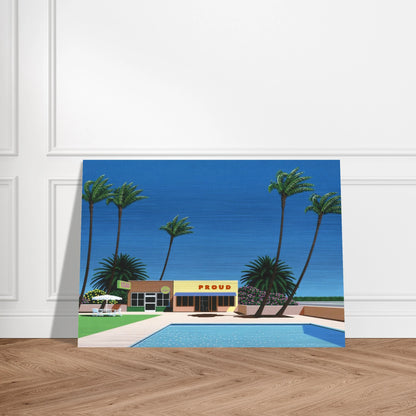 Proud Funk - Hiroshi Nagai Brushed Aluminum Print - 70x100 cm / 28x40 inches | Hiroshi Nagai Aluminum Print | Hiroshi Nagai Prints